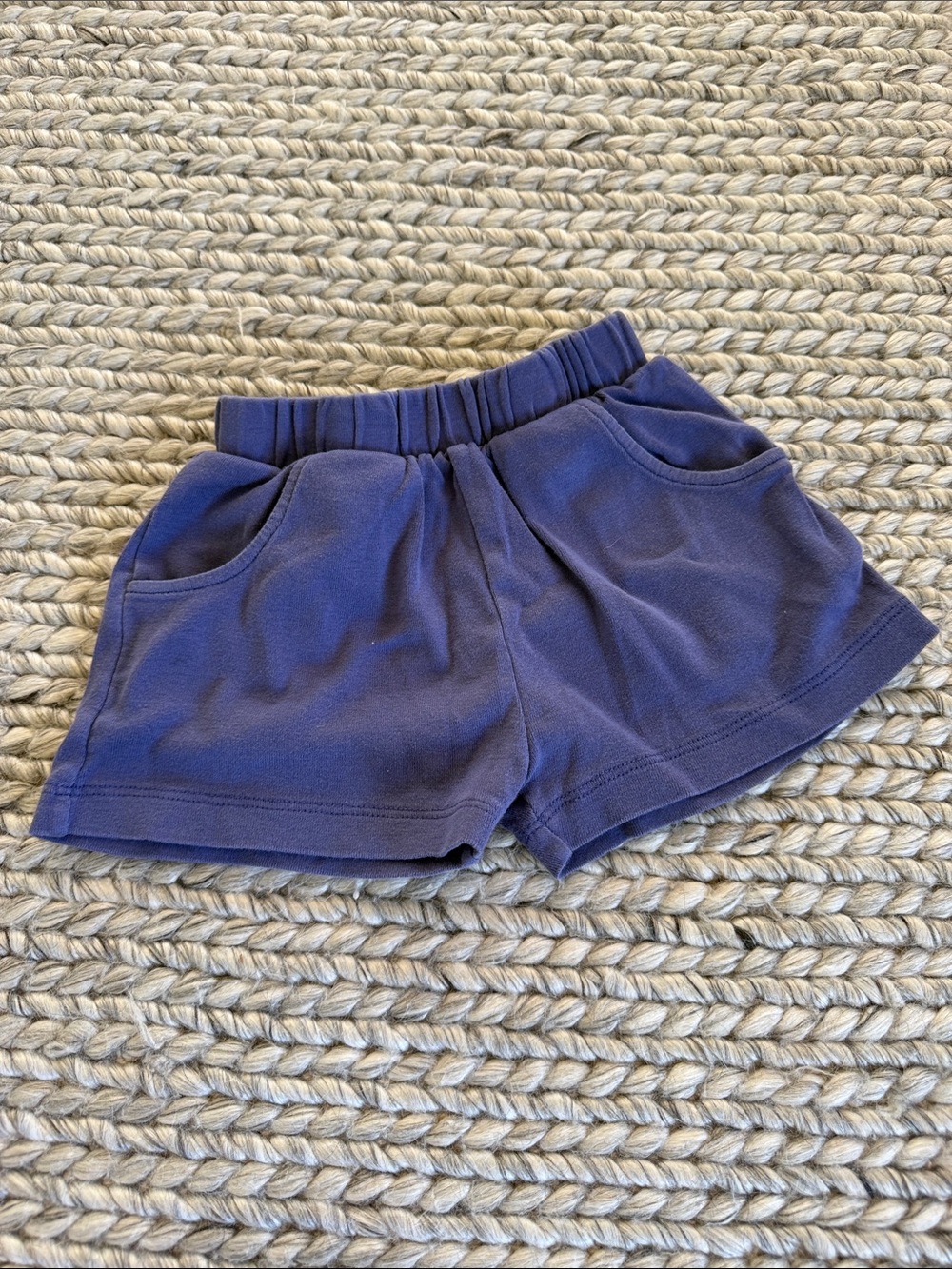 Misha And Puff Navy Pull-On Shorts